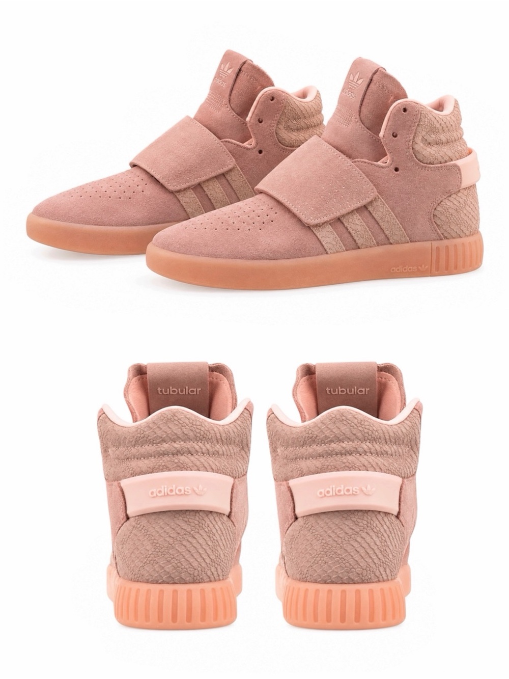 ADIDAS TUBULAR INVADER STRAP RAW PINK SZ 8 - BNIB